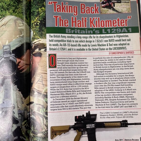 American Rifleman NRA Magazine April 2011 Vol 159 No 4 u National Rifle Associat - Picture 11 of 12